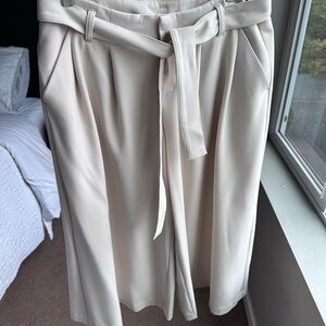 Anthropologie beige culottes, size S-M